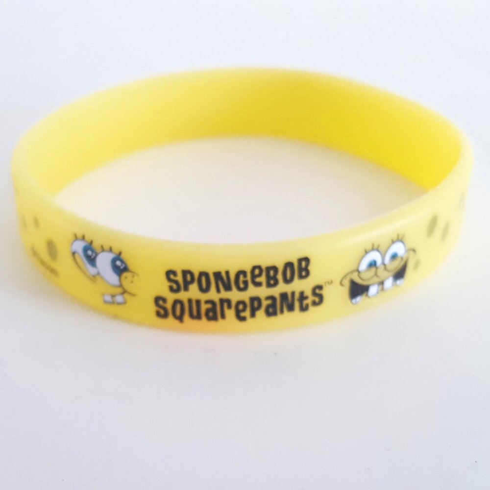 SpongeBob SquarePants Silicone Wristband *AS IS*